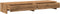 vidaXL - Monitorstandaard - met - lades - 100x27x15 - cm - hout - artisanaal - eiken