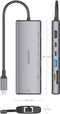 AISENS ASUC-7P032-GR - Laptop dock & poortreplicator - USB 3.2 Gen 1 Type-C - Grijs