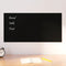 LuxeLivin' - Magneetbord voor aan de wand 80x40 cm gehard glas zwart