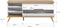 Furnilux Stockholm - Lowboard - 40x140x60cm - Wit Eiken