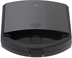 Adler AD 3069 - Tosti apparaat - 23 x 9,5 x 24 cm - Zwart