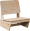 vidaXL - Tuinstoel - 60x64x70,5 - cm - massief - grenenhout