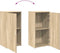 vidaXL - Opbergkast - 50x45x103,5 - cm - bewerkt - hout - sonoma - eikenkleurig