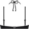 Hunkemöller Luxe Dames Bikinitopje - Spaghetti bandje - Zwart - Maat D90