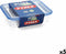 Hermetische Lunchtrommel Pyrex Pure Glass Transparant Glas (1,5 L) (5 Stuks)