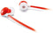 Caliber MAC060BT - Draadloze oordopjes - Bluetooth 4.1 - Rood