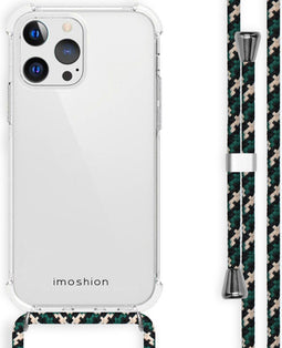 iMoshion Hoesje Geschikt voor iPhone 13 Pro Hoesje Met Koord - iMoshion Backcover met koord - Transparant