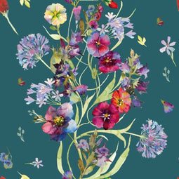 Buiten canvas 58x58 cm bloemen Anna's CollectionAnna's Collection