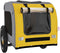 vidaXL - Hondenfietstrailer - oxford - stof - en - ijzer - geel - en - grijs