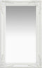 vidaXL - Wandspiegel - barok - stijl - 50x80 - cm - wit