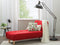 ALSTEN - Chaise longue - Rood - Symmetrisch - Polyester