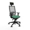 Bureaustoel met hoofdsteun Piqueras y Crespo 1D066G1 Smaragdgroen