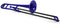 pBone Trombone Blauw