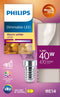 Philips LED Kogellamp Transparant - 40 W - E14 - Dimbaar warmwit licht