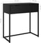 vidaXL - Wandtafel - 72x35x75 - cm - staal - zwart