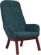 vidaXL Relaxstoel fluweel blauw