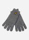 Lyle & Scott Racked Rib Handschoenen - Mid Grey Marl
