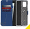 Accezz Hoesje Geschikt voor Samsung Galaxy A71 Hoesje Met Pasjeshouder - Accezz Wallet Softcase Bookcase - Blauw