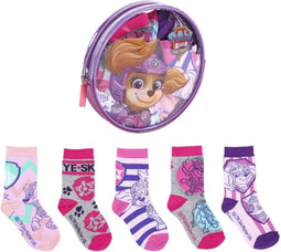 Nickelodeon Paw Patrol Skye Sokken Giftbox 5P
