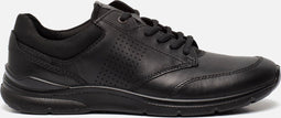 ECCO IRVING - Lage sneakers - Leer en textiel - Zwart - Maat 40