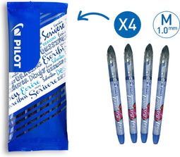 Pilot Laundry Tech Textiel Marker 1mm - Fijn - Zwart - 4 stuks