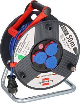 Brennenstuhl Garant IP44 kabelhaspel (50m, speciale kunststof, kortstondig buitengebruik, Made in Germany)