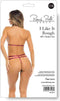 Rene Rofe Lingerie Lingerie set -S/M- I Like It Rough 2Pc Choker Set Rood