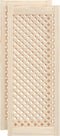 vidaXL - Kastdeuren - met - latwerk - 2 - st - 39,5x99 - cm - massief - grenenhout