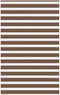 vidaXL - Zebra - rolgordijn - 150x230 - cm - stofbreedte - 145,9cm - polyester - bruin