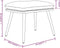 vidaXL - Voetenbank - 45x29,5x35 - cm - stof - en - kunstleer - donkergrijs