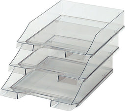 HAN brievenbak - KLASSIK - 255 x 348 x 65mm - transparant grijs - stapelbaar - 1 stuk - HA-1026-X-24