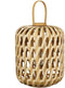 Mica Decorations Lantaarn Helios - 42x42x55 cm - Polyester - Bruin