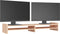 vidaXL - Monitorstandaard - 100x27x15 - cm - massief - grenenhout