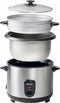 Bestron ARC180 - Rijstkoker met stoomer - 1.8 Liter 700W voor 8-10 Personen - Zilver