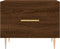 vidaXL - Salontafel - 50x50x40 - cm - bewerkt - hout - bruin - eikenkleur