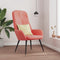 vidaXL Relaxstoel fluweel roze