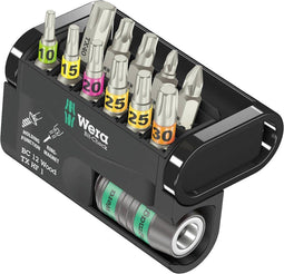 Wera 05057435001 - Bit-Check 12 Wood TX HF - 12-delige Torx en Phillips set - (1 set)