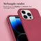 iMoshion Hoesje Geschikt voor iPhone 14 Pro Hoesje Met Koord - iMoshion Color Backcover met afneembaar koord - Donkerrood