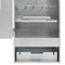 vidaXL BBQ-rookoven met houtsnippers 44,5x29x110 cm staal