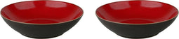 Palmer Bord diep Lava 21 cm Bruin Rood Stoneware 2 stuks