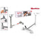 Hamstand Quttin INOX 50 x 22 x 32 cm (4 Stuks)