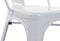 Stoel DKD Home Decor Wit Metaal 53 x 45 x 85 cm