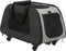 Trixie Reismand Trolley - Hondentas op wielen met uitschuifbaar handvat - Zwart/Lichtgrijs