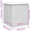 vidaXL - Tuinkrukken - met - kussens - 2 - st - 40x40x43 - cm - poly - rattan - beige