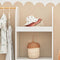 SoBuy KMB40-W - Kinderkledingkast - Multifunctioneel met Planken & Mand - Wit