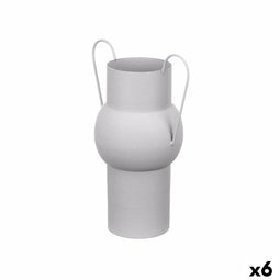 Vaas Grijs Staal 22 x 32 x 14 cm (6 Stuks)