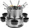 Princess Fonduepan 172680 - Elektrische fondueset - 8 personen - Olie, Kaas, Chocolade - Met sausring - 1.2 liter