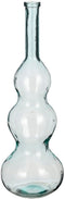 Mica Decorations Vaas Benito - 33x33x100 cm - Glas - Transparant