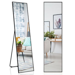 Coast Spiegel - HD Spiegel - Breukvast Glas - 160 x 40 x 2 cm - Zwart