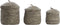 Light&living Mand S/3 met deksel max Ø36x42 cm MANGALA grijs